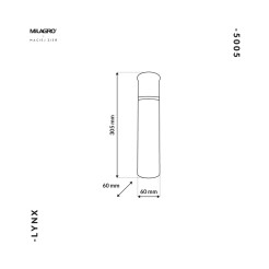 Lampa Sufitowa LYNX 1xE14 MZ5005