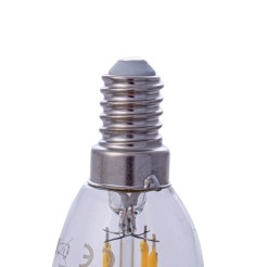 Żarówka Filamentowa LED 4W Świeczka E14 4000K EKZF0964