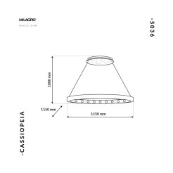 Lampa Wisząca CASSIOPEIA 19xE14 MZ5036