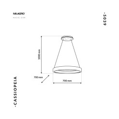 Lampa Wisząca CASSIOPEIA 8,5W LED MZ5039