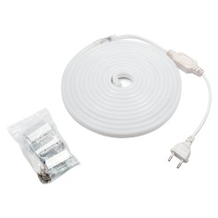 NEON FLEX LED CIEPŁY BIAŁY 5M 230V EKF1275