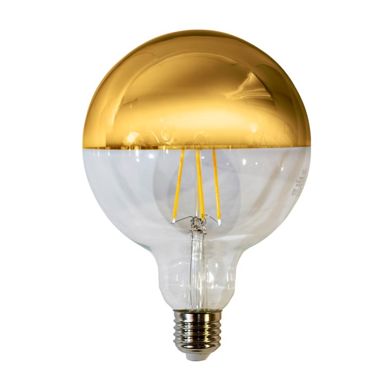 Żarówka Filamentowa LED 7,5W G125 E27 GOLD EKZF1435