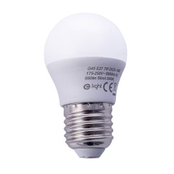 Żarówka LED 7W E27 G45. Barwa: Ciepła EKZA1465