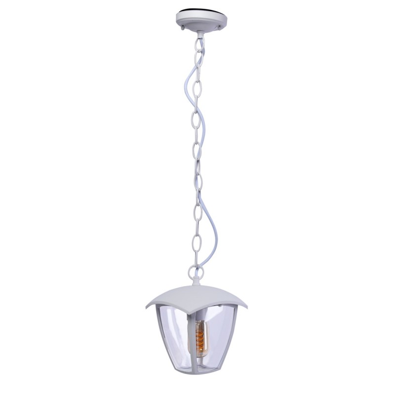 Lampa ogrodowa wisząca FOX WHITE 1xE27 EKO3506