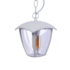 Lampa ogrodowa wisząca FOX WHITE 1xE27 EKO3506