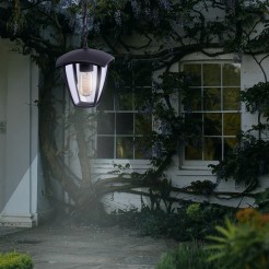 Lampa ogrodowa wisząca FOX BLACK 1xE27 EKO3544