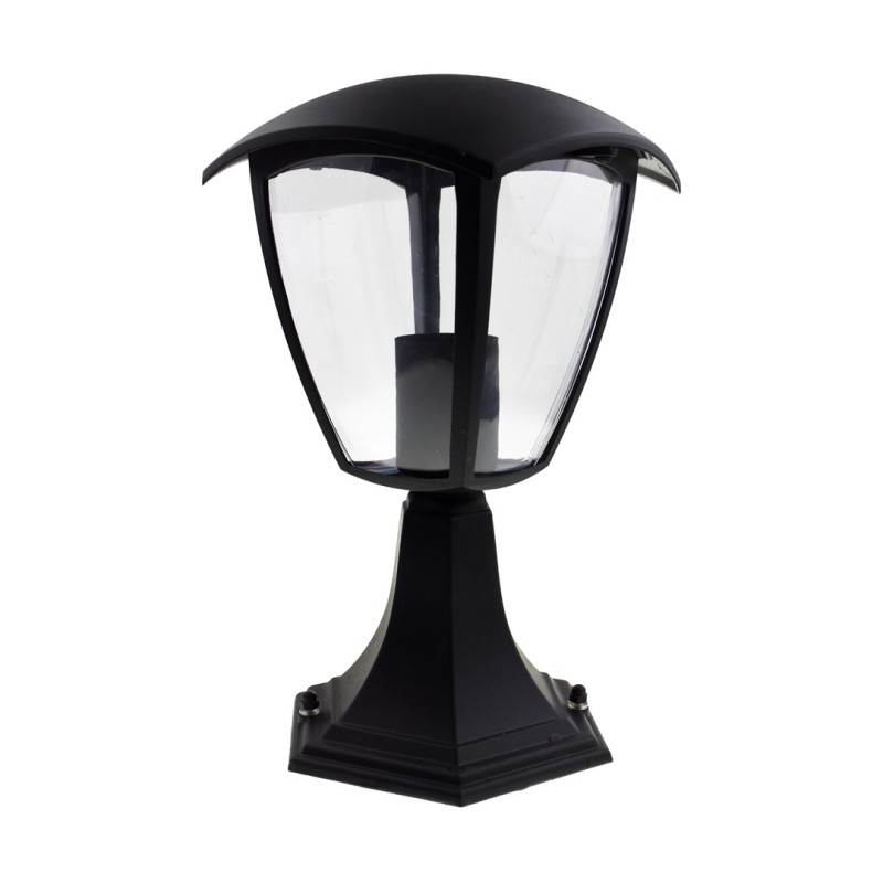 Lampa ogrodowa stojąca FOX BLACK 1xE27 Mała EKO3551