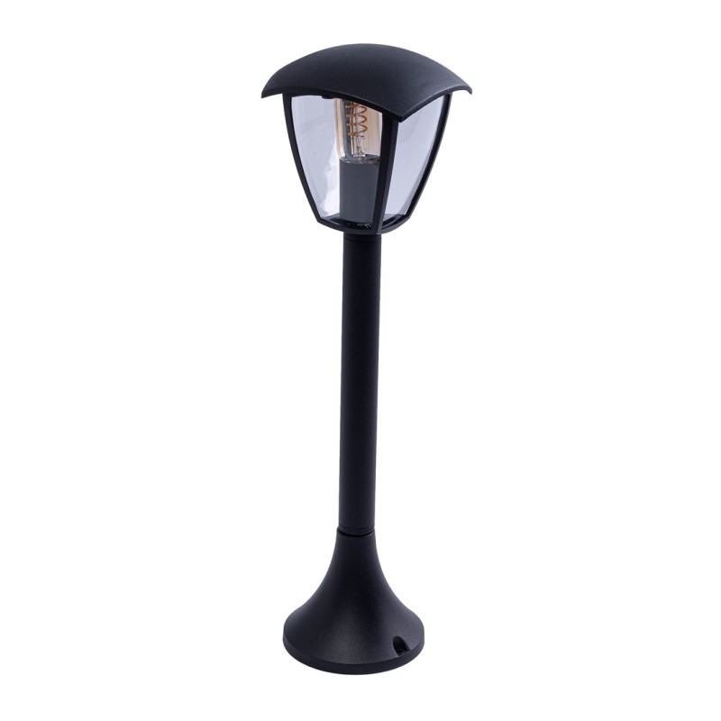 Lampa ogrodowa stojąca FOX BLACK 1xE27 Duża EKO3568