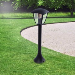 Lampa ogrodowa stojąca FOX BLACK 1xE27 Duża EKO3568