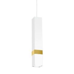 Lampa wisząca VIDAR WHITE/GOLD 1xGU10 MLP6275