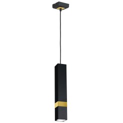 Lampa wisząca VIDAR BLACK/GOLD 1xGU10 MLP6279