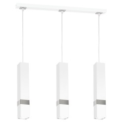 Lampa wisząca VIDAR WHITE/CHROME 3xGU10 MLP6284