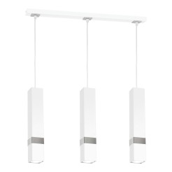 Lampa wisząca VIDAR WHITE/CHROME 3xGU10 MLP6284