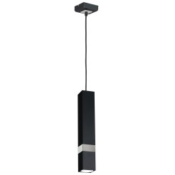 Lampa wisząca VIDAR BLACK/CHROME 1xGU10 MLP6287