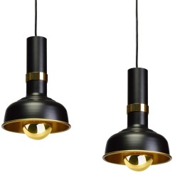 Lampa wisząca MARGO BLACK/GOLD 3xE27 MLP6210