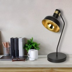 Lampa biurkowa MARGO BLACK/GOLD 1E27 MLP6213