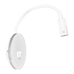 Lampka nocna BASE 8W+2W WHITE ML6353