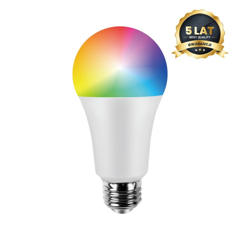 Żarówka LED Wi-FI A60 8W E27 Smart Tuya RGB+CCT+DIM EKSM7480