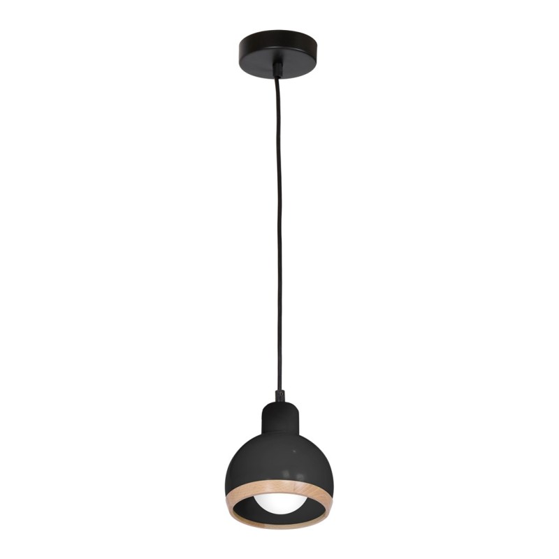 Milagro Lampa wisząca OVAL BLACK 1xE27 MLP7045