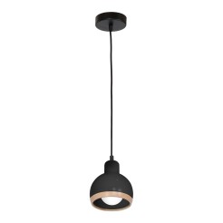 Milagro Lampa wisząca OVAL BLACK 1xE27 MLP7045