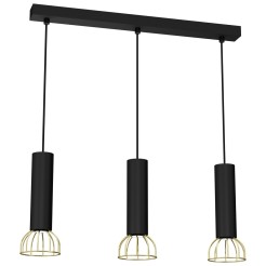 Lampa wisząca DANTE Black/Gold 3xGU10 MLP7249