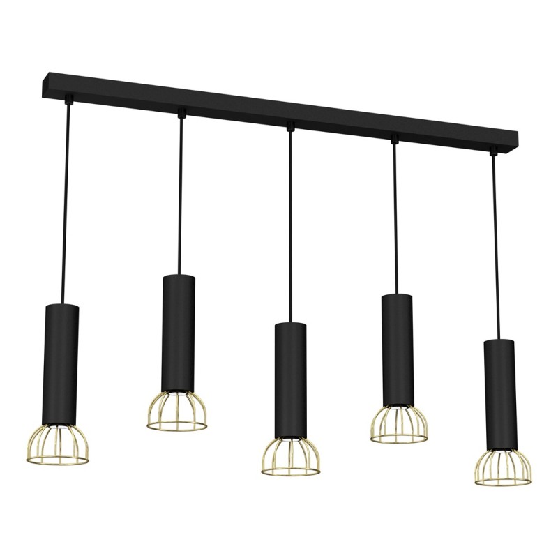 Lampa wisząca DANTE Black/Gold 5xGU10 MLP7250