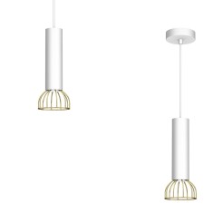 Lampa wisząca DANTE White/Gold 1xGU10 MLP7254