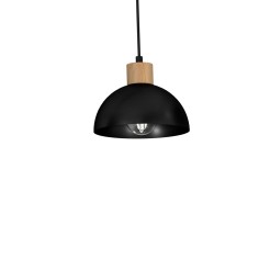 Lampa wisząca ERIK Black/Wood 3xE27 MLP7226