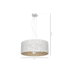 Lampa wisząca SENSO White/Gold 3xE27 MLP7309