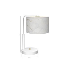 Lampka nocna SENSO White/Gold 1xE27 MLP7310