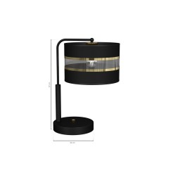 Lampka Nocna ULTIMO BLACK 1xE27 MLP7343