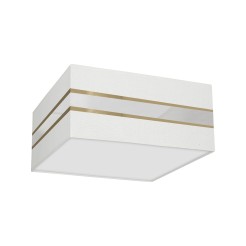 Lampa sufitowa Kwadrat ULTIMO WHITE 2xE27 40cm MLP7347
