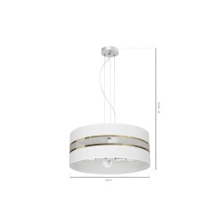 Lampa Wisząca ULTIMO WHITE 3xE27 MLP7353