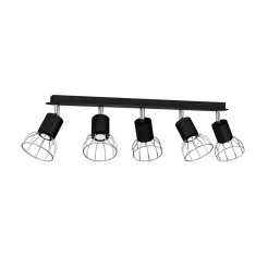 Lampa Sufitowa DANTE BLACK/SILVER 5xGU10 MLP7358