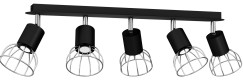 Lampa Sufitowa DANTE BLACK/SILVER 5xGU10 MLP7358