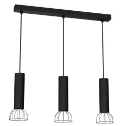 Lampa Wisząca DANTE BLACK/SILVER 3xGU10 MLP7360