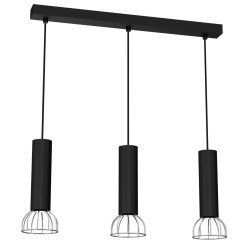 Lampa Wisząca DANTE BLACK/SILVER 3xGU10 MLP7360