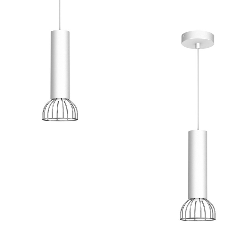 Lampa Wisząca DANTE SILVER 1xGU10 MLP7365