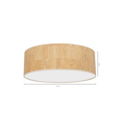 Lampa sufitowa CORK White/Cork 3xE27 MLP7522
