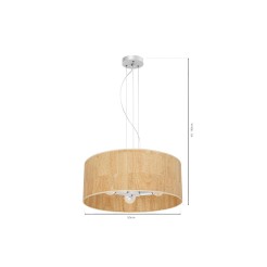 Lampa wisząca CORK White/Cork 3xE27 MLP7523