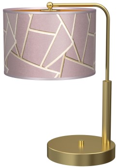 Lampka nocna ZIGGY PINK Gold/Pink 1xE27 MLP7592