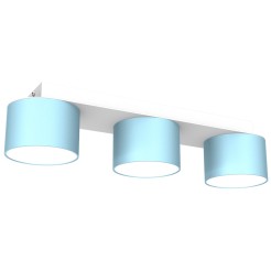 Lampa sufitowa DIXIE Blue/White 3xGX53 MLP7550