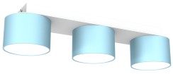 Lampa sufitowa DIXIE Blue/White 3xGX53 MLP7550