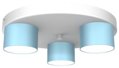 Lampa sufitowa DIXIE Blue/White 3xGX53 MLP7551