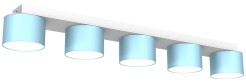 Lampa sufitowa DIXIE Blue/White 5xGX53 MLP7552