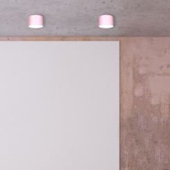 Lampa sufitowa DIXIE Pink/White  1xGX53 MLP7553