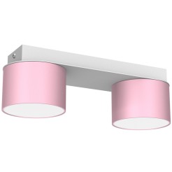 Lampa sufitowa DIXIE Pink/White  2xGX53 MLP7554