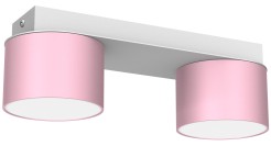 Lampa sufitowa DIXIE Pink/White  2xGX53 MLP7554