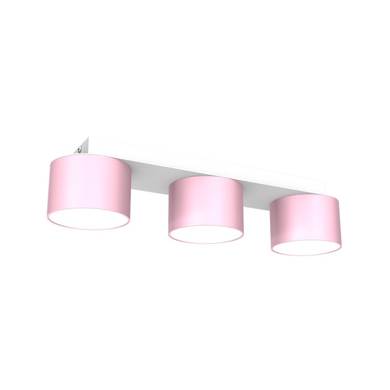 Lampa sufitowa DIXIE Pink/White  3xGX53 MLP7555