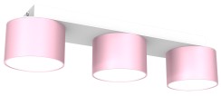 Lampa sufitowa DIXIE Pink/White  3xGX53 MLP7555